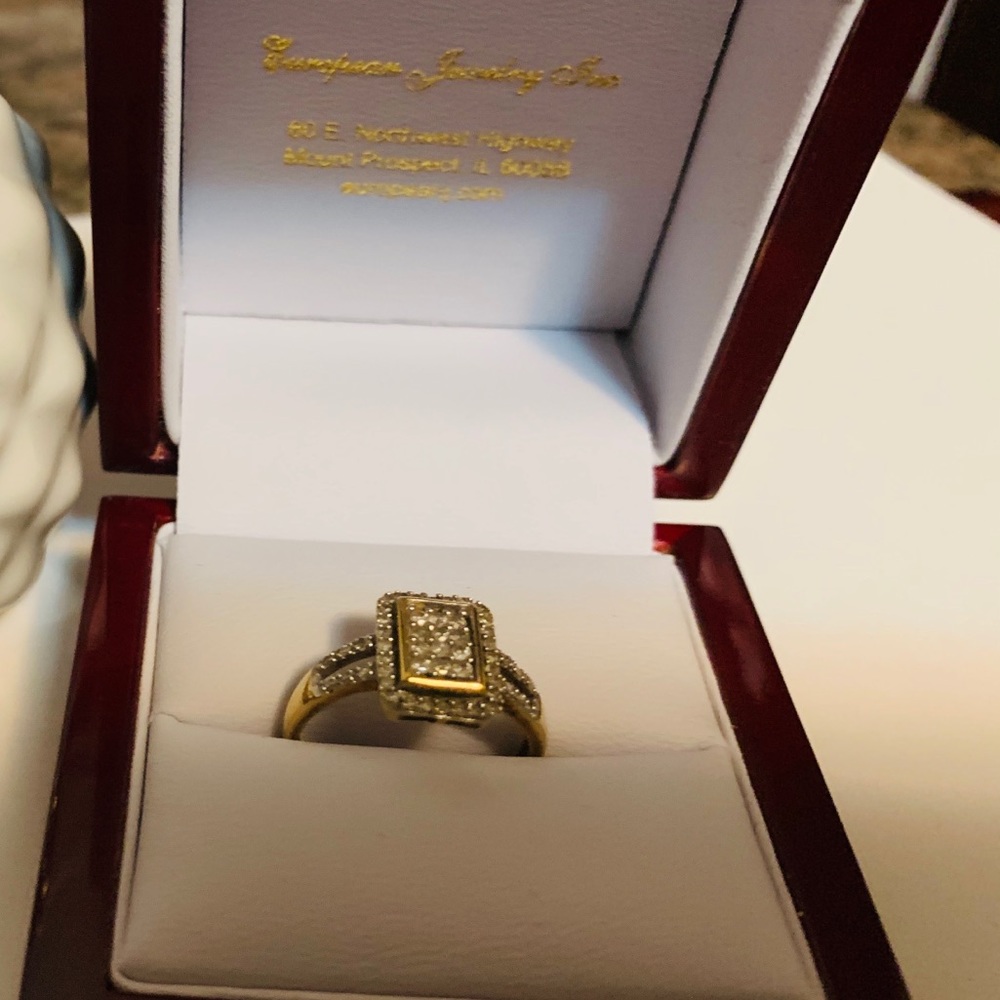 SOLD❗️10K yellow gold 1/3 CT ring